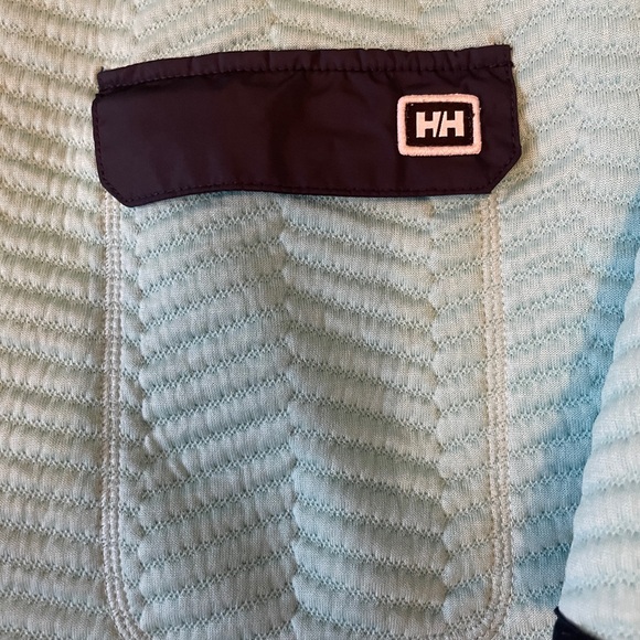 Helly Hansen Light Blue and Navy Quilted Top - Picture 3 of 7